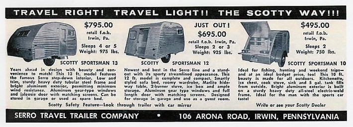 Serro Scotty Sportsman travel Trailer