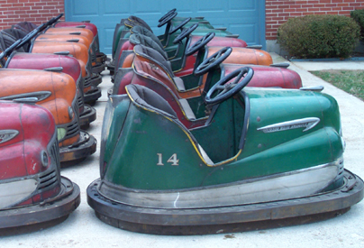 WHAT DO YOU DO WITH OLD BUMPER CARS? - YES, YOU READ THAT RIGHT